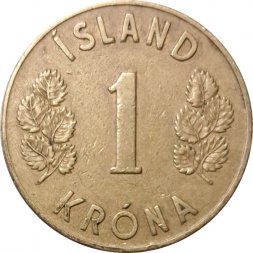 Исландия 1 крона 1946 год