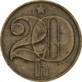 Чехословакия 20 геллеров 1975 год