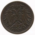 Австрия 1 геллер 1914 год - Герб