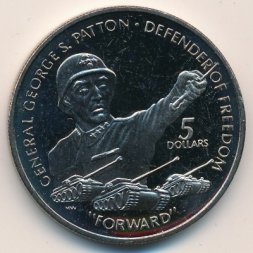 Ниуэ 5 долларов 1990 год