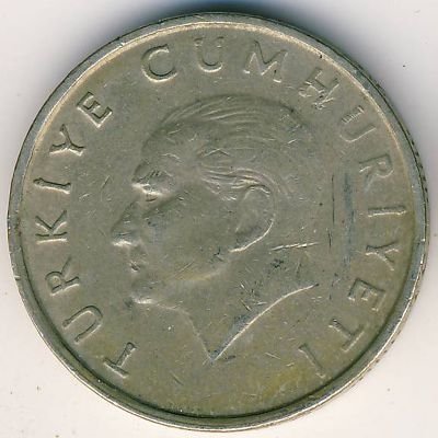 Турция 10000 лир 1997 год (надпись на гурте &quot;T.C. T.C. T.C. T.C. T.C. T.C.&quot;)