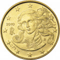 Италия 10 евроцентов 2010 год