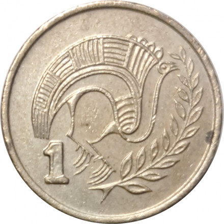Кипр 1 цент 1988 год