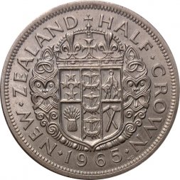 Новая Зеландия 1/2 кроны 1965 год