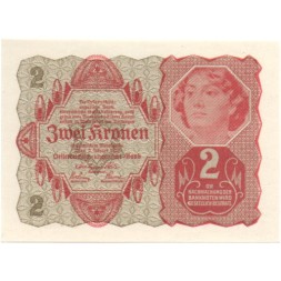 Австрия 2 кроны 1922 год - UNC