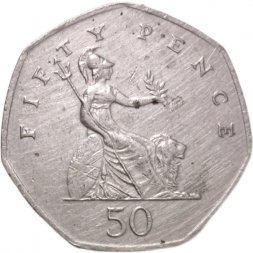 Великобритания 50 пенсов 2003 год