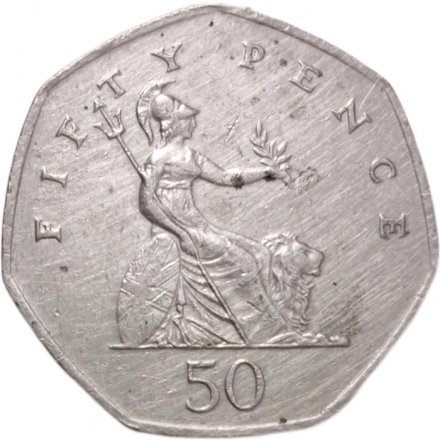 Великобритания 50 пенсов 2003 год