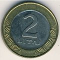Литва 2 лита 1998 год
