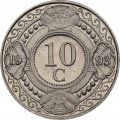 Антильские острова 10 центов 1993 год