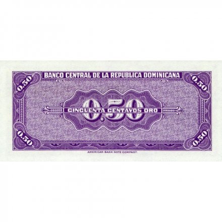 Доминикана 50 сентаво 1961 год - UNC