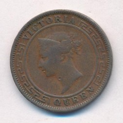 Цейлон 1 цент 1890 год