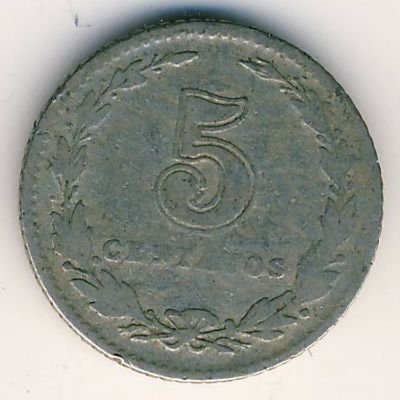 Аргентина 5 сентаво 1906 год