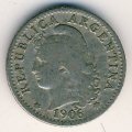 Аргентина 5 сентаво 1906 год