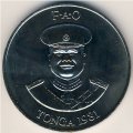 Тонга 2 паанга 1981 год
