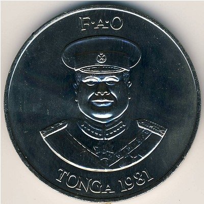 Тонга 2 паанга 1981 год