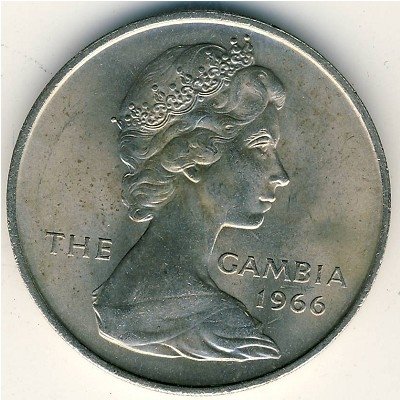 Гамбия 4 шиллинга 1966 год