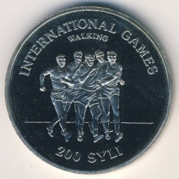 Монета Гвинея 200 сили 1984 год