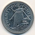 Барбадос 25 центов 2003 год