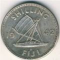 Фиджи 1 шиллинг 1942 год