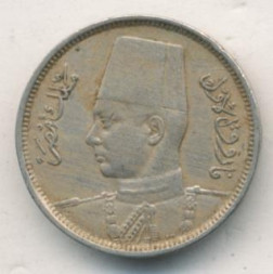Египет 2 милльема 1938 год