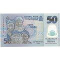 Нигерия 50 найра 2016 год - UNC