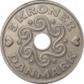 Дания 5 крон 1998 год - Королева Маргрете II