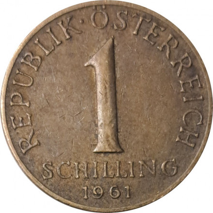 Австрия 1 шиллинг 1961 год