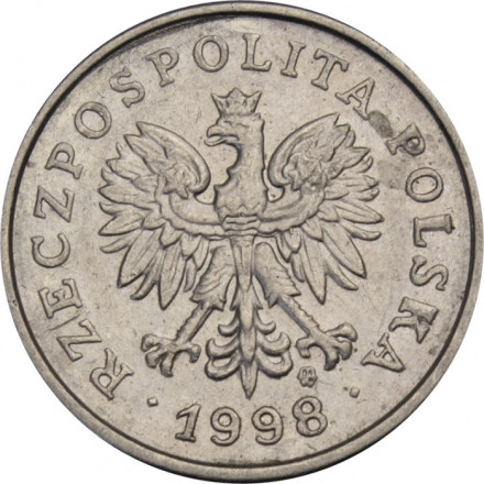 Польша 20 грошей 1998 год