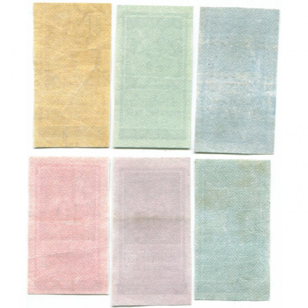 Набор из 6 банкнот РСФСР 1,3,5,10,25,50 рублей 1922 года