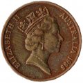 Австралия 2 цента 1988 год
