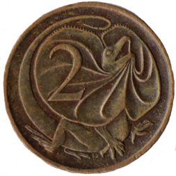 Австралия 2 цента 1988 год