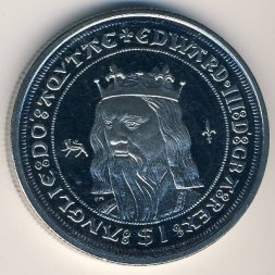 Виргинские острова 1 доллар 2008 год
