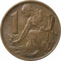 Чехословакия 1 крона 1966 год