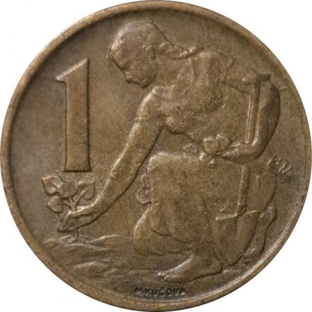 Чехословакия 1 крона 1966 год