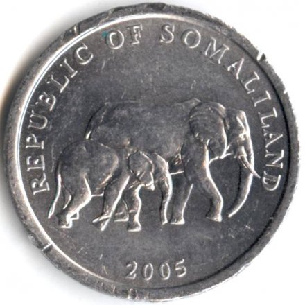Сомалиленд 5 шиллингов 2005 год