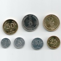Набор из 7 монет Мальдивы 2007-2012 год