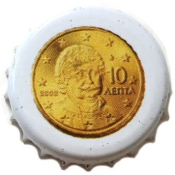 Пробка Италия - 10 ΛΕΠΤΑ. 10 Cent Grecia