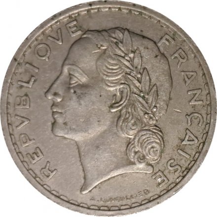 Франция 5 франков 1935 год