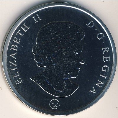 Канада 25 центов 2007 год
