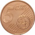 Германия 5 евроцентов 2020 год (G) - UNC