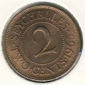 Сейшелы 2 цента 1965 год