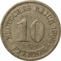 Германия 10 пфеннигов 1900 год (A)