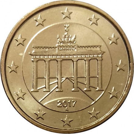 Германия 10 евроцентов 2017 год (A)