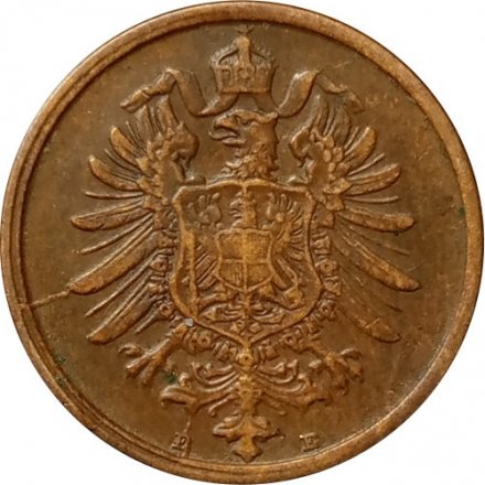 Германия 2 пфеннига 1876 год (E)
