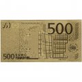 Сувенирная банкнота Евросоюз 500 евро (золотые) - UNC