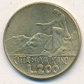 Ватикан 200 лир 1978 год - Папа Павел VI