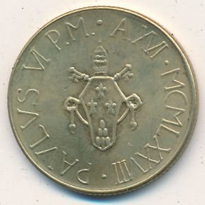 Ватикан 200 лир 1978 год - Папа Павел VI