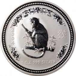 Австралия 1 доллар 2004 год - Восточный календарь. Год Обезьяны