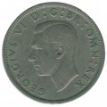 Великобритания 1/2 кроны 1949 год