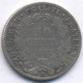 Франция 50 сантимов 1888 год